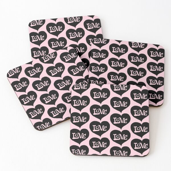 Artikelvorschau, Baby Pink Liebesherzmuster entworfen und verkauft von Textography1.