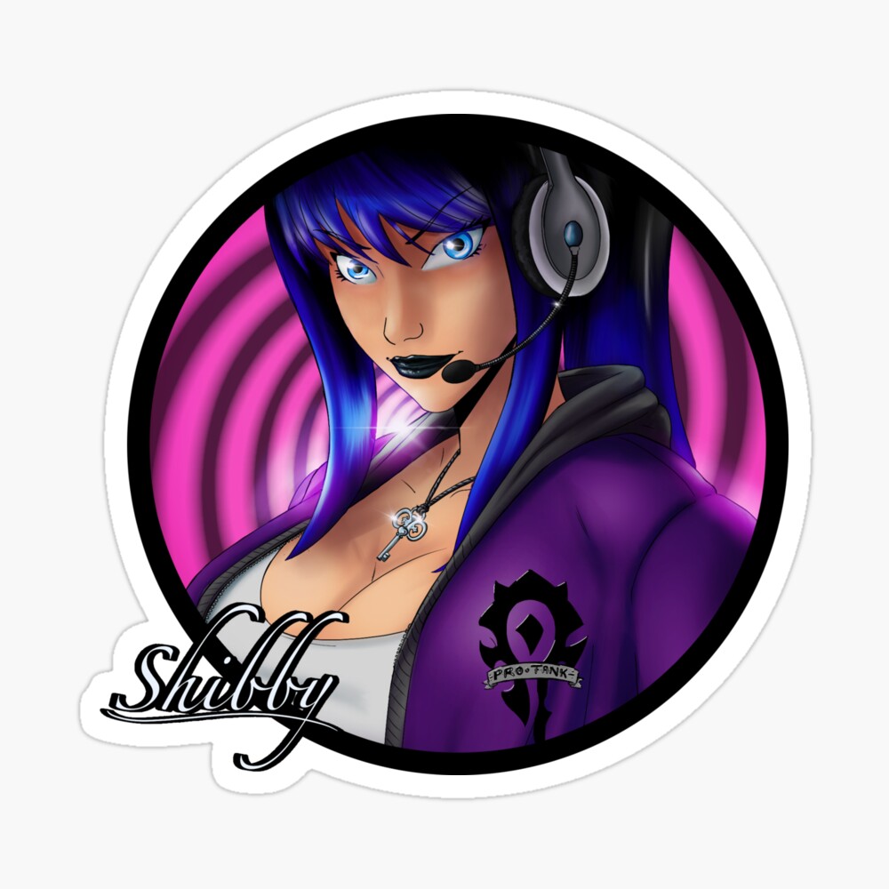Shibby Avatar Sticker for Sale by ShibbySays | Redbubble