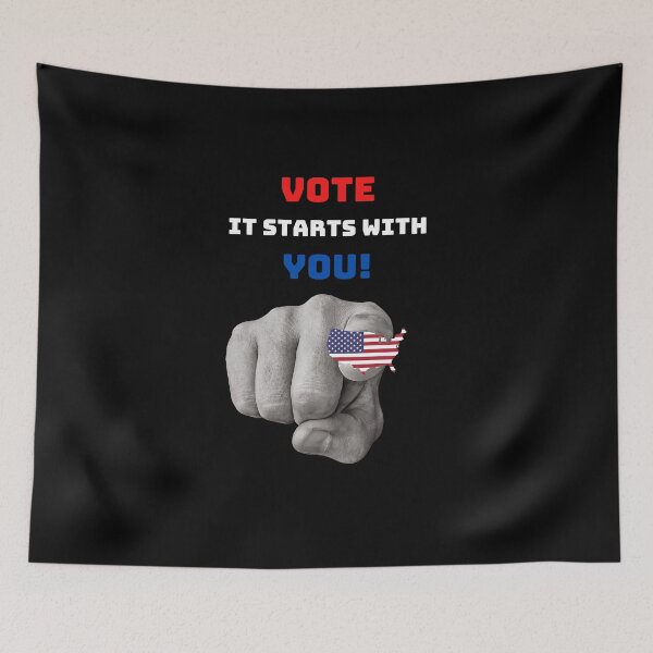 Item preview, Vote It Starts with YOU! designed and sold by CreativeText.