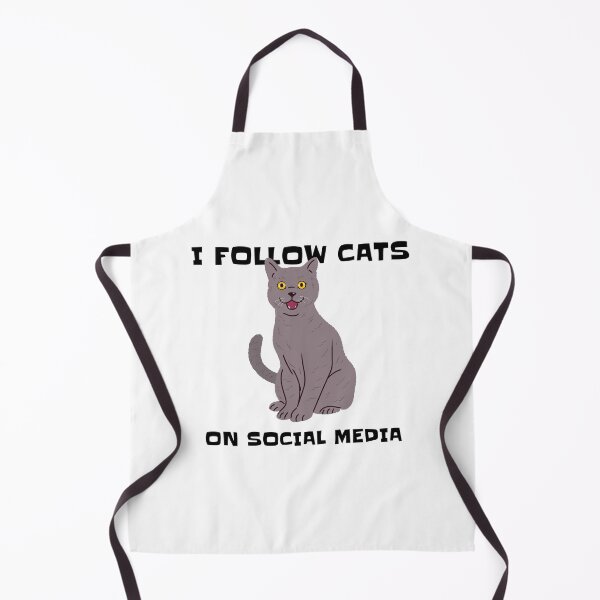 Item preview, I follow cats on social media designed and sold by infleims.