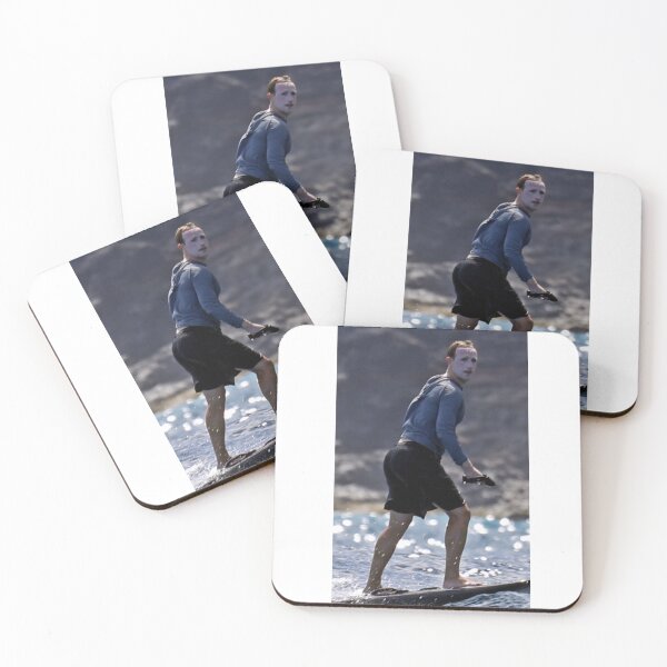 Item preview, Mark Zuckerberg White Face Surfboarding Meme designed and sold by KiyomiShop.