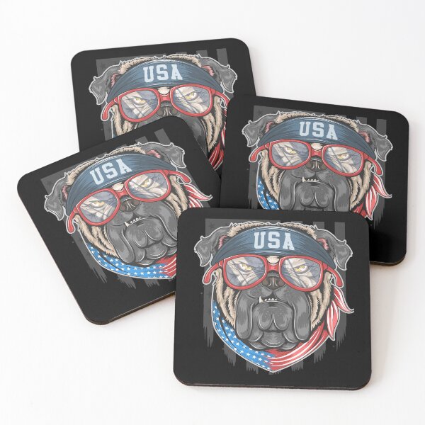 Item preview, bulldog usa america flag designed and sold by qzpolo.
