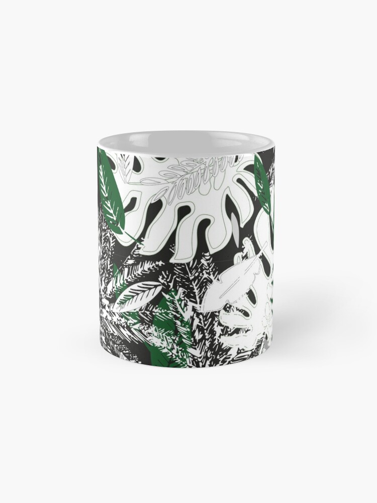Alternate view of White Monstera Mug