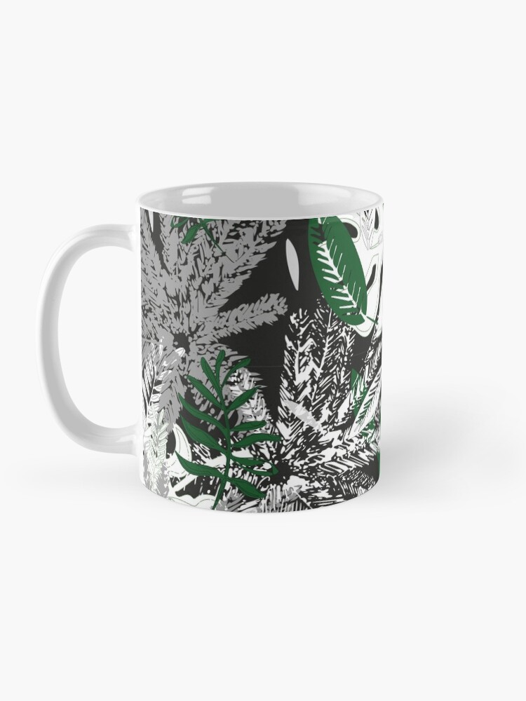 Alternate view of White Monstera Mug