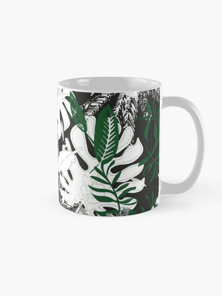 Alternate view of White Monstera Mug