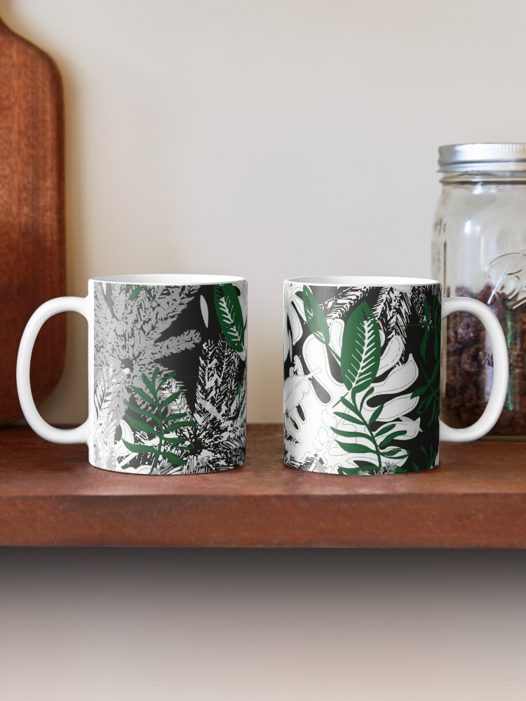 Alternate view of White Monstera Mug