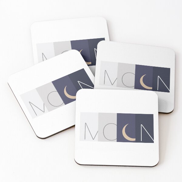 Item preview, MOON Text With Pantone Colour Panels designed and sold by THNKDESIGN.