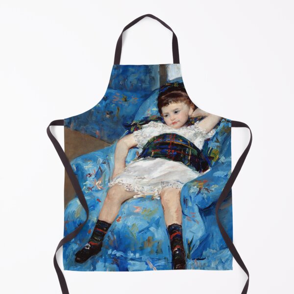 Item preview, Mary Cassatt - Little Girl in a Blue Armchair (new color edit) designed and sold by DejaVuStudio.