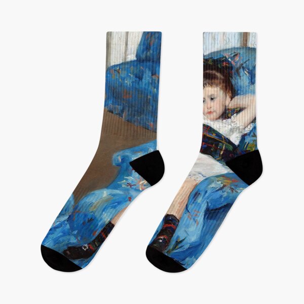 Item preview, Mary Cassatt - Little Girl in a Blue Armchair (new color edit) designed and sold by DejaVuStudio.