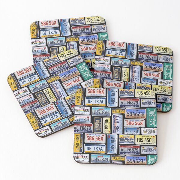 Item preview, USA Cities Car Number Plates designed and sold by masterbones.
