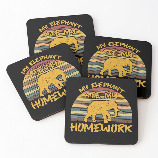 Item preview, My Elephant Ate My Homework designed and sold by sesa10.