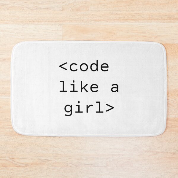 Item preview, Code Like a Girl designed and sold by Inspirationmotivation.