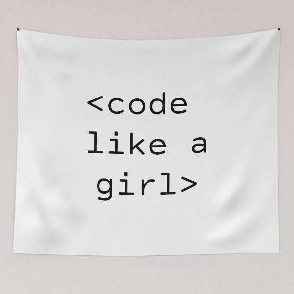 Item preview, Code Like a Girl designed and sold by Inspirationmotivation.