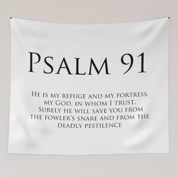 Item preview, Psalm 91 he is my refuge and my fortress designed and sold by Stephanie  Skeem.