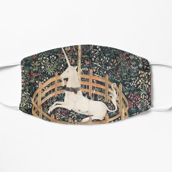 The Unicorn in Captivity Flat Mask