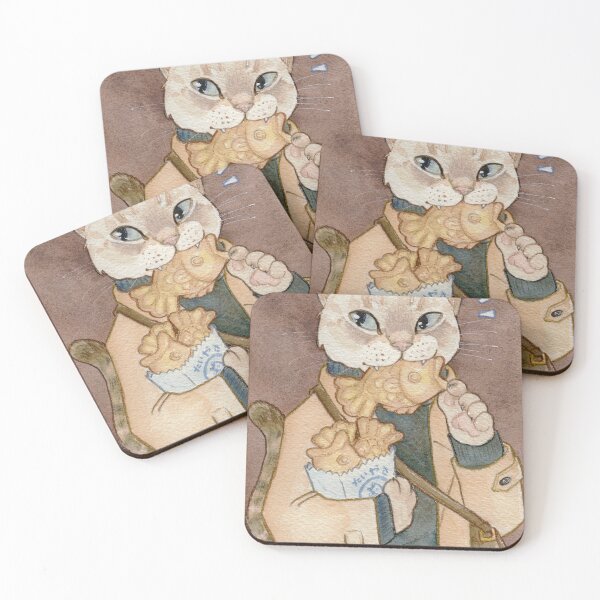 Item preview, Taiyaki Cat designed and sold by A Miyako M Illustrations.