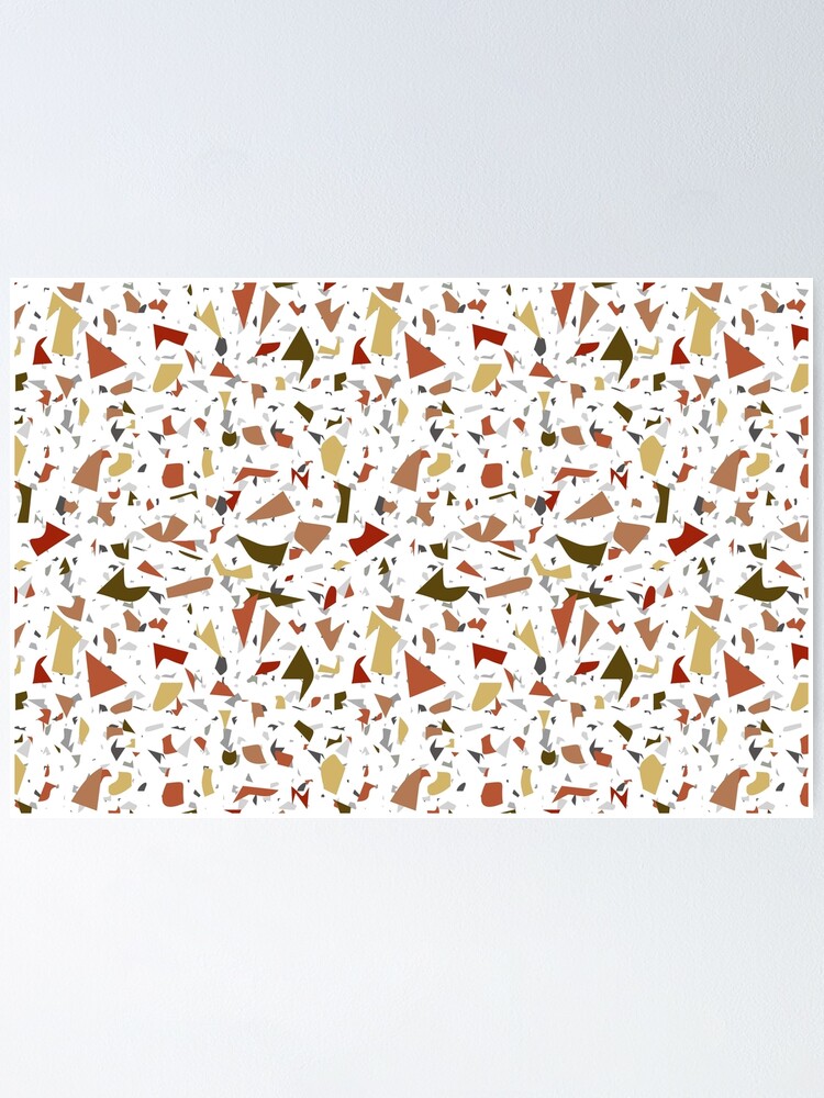 Alternate view of Mash Up Terrazzo Poster