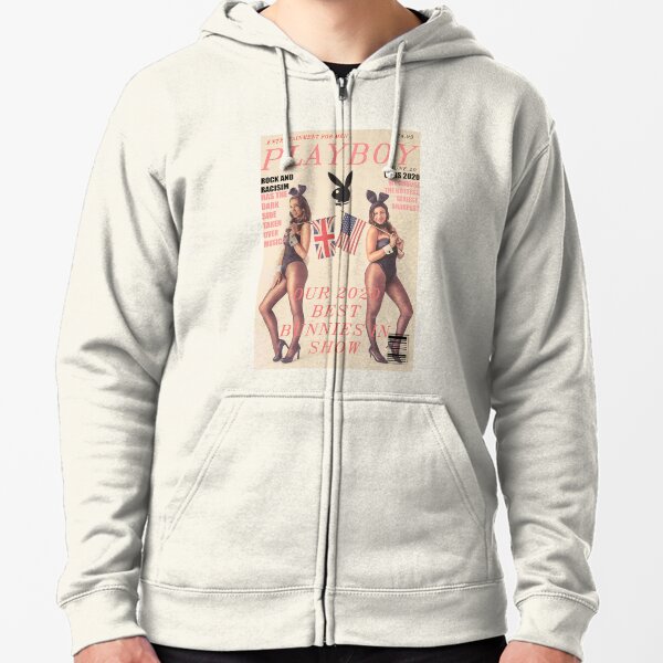 playboy cover custom Zipped Hoodie by archlestick.