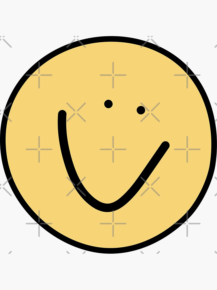 Sticker for Sale mit Smiley-Aufkleber von scribblesbysar