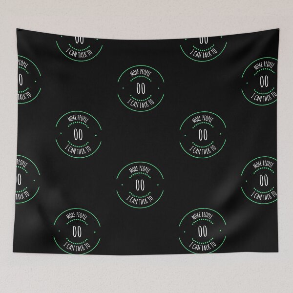 Item preview, 00 More People I Can Talk To designed and sold by ilovetshirts87.