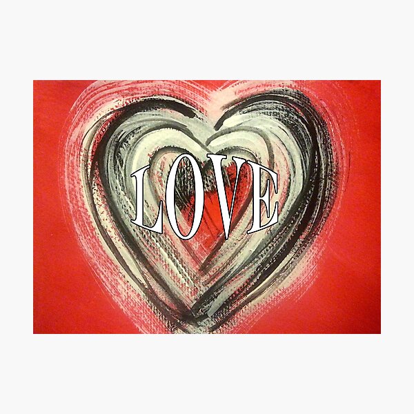 Bold Heart Photographic Print