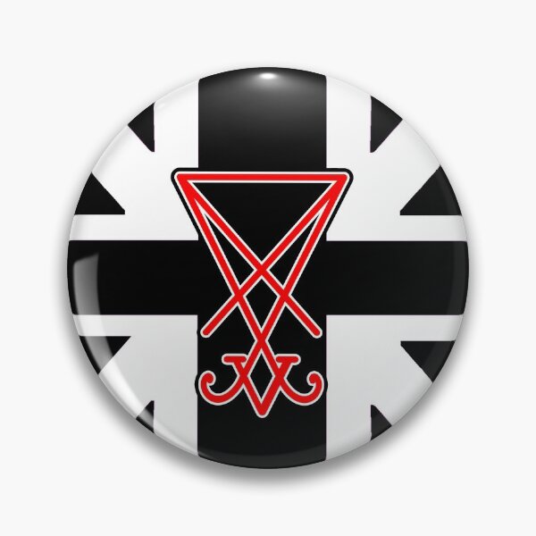 Item preview, Sigil Of Lucifer UK Flag designed and sold by artpirate.