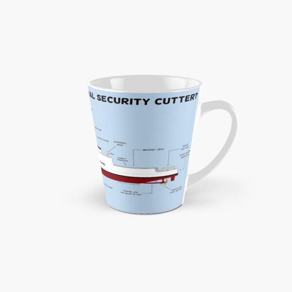 Coast Guard National Security Cutter Diagram Tall Mug