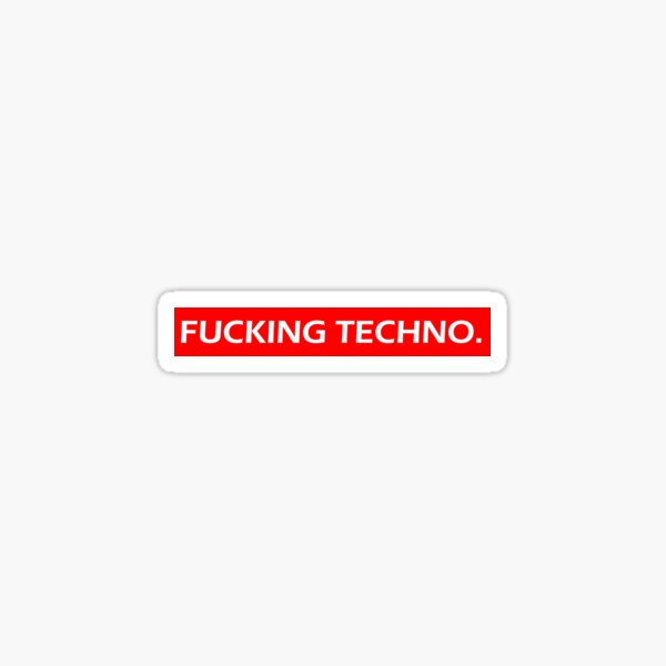 Item preview, Fucking Techno logo designed and sold by NRG123.