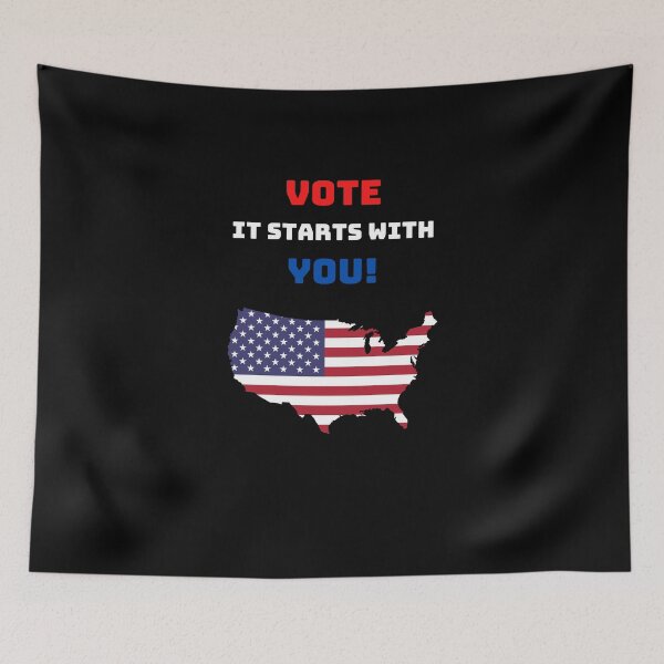 Item preview, Vote It Starts with YOU! designed and sold by CreativeText.