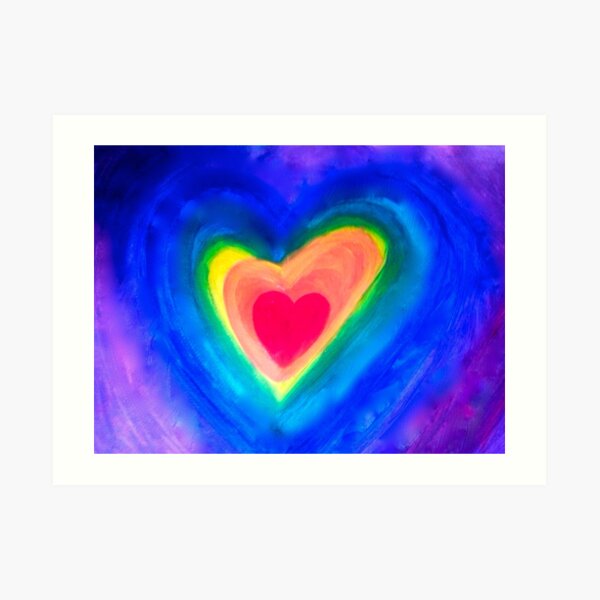 MY Bold Heart Art Print