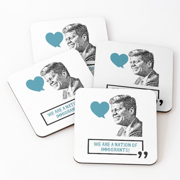 Item preview, We Are A Nation of Immigrants JFK - Pro Black Lives Matter/Democrat 2020 designed and sold by raretshirtsuk.