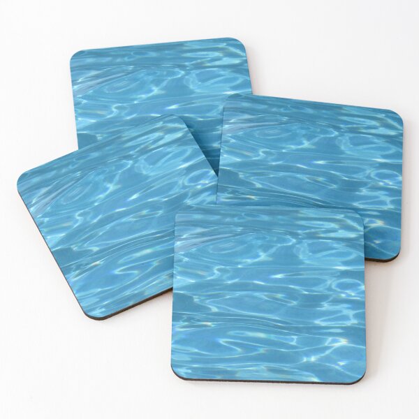 Item preview, Clear blue pool water waves designed and sold by stina-bee.