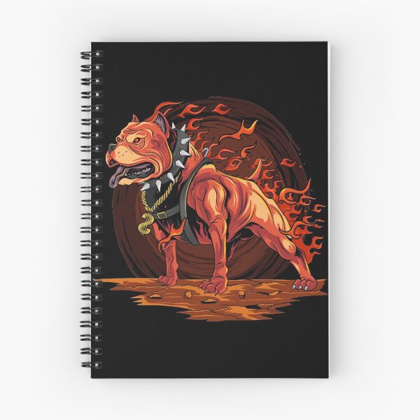 Item preview, dog fire pitbull from hell designed and sold by qzpolo.