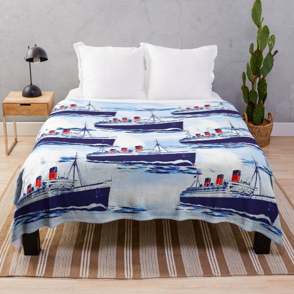 Item preview, Ship Blue Watercolor Pattern designed and sold by pablomendoza.