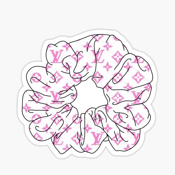 the LV scrunchie Sticker