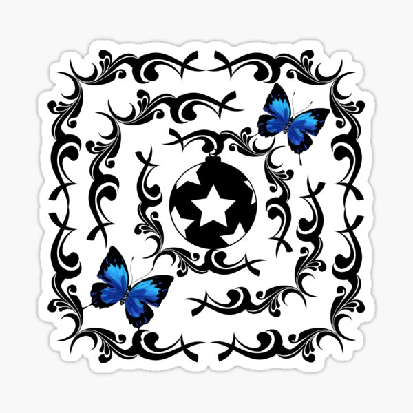 "cool butterfly effect Art " Sticker for Sale by Pop1SMOKE Redbubble