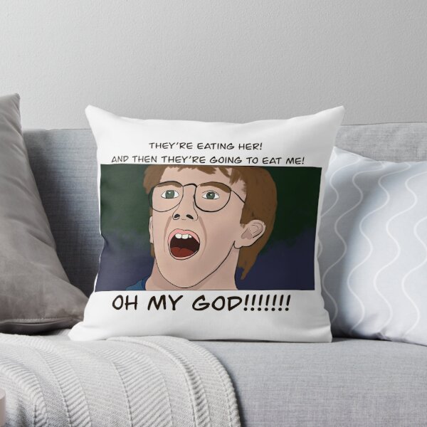 Humor Pillow Sham Cartoon Style Troll Face Guy for Annoying