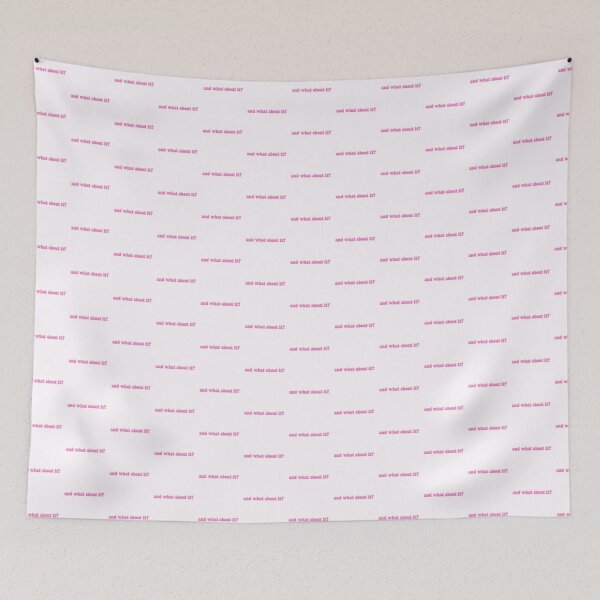 Item preview, and what about it? (pink)  designed and sold by vocalsbyariana.