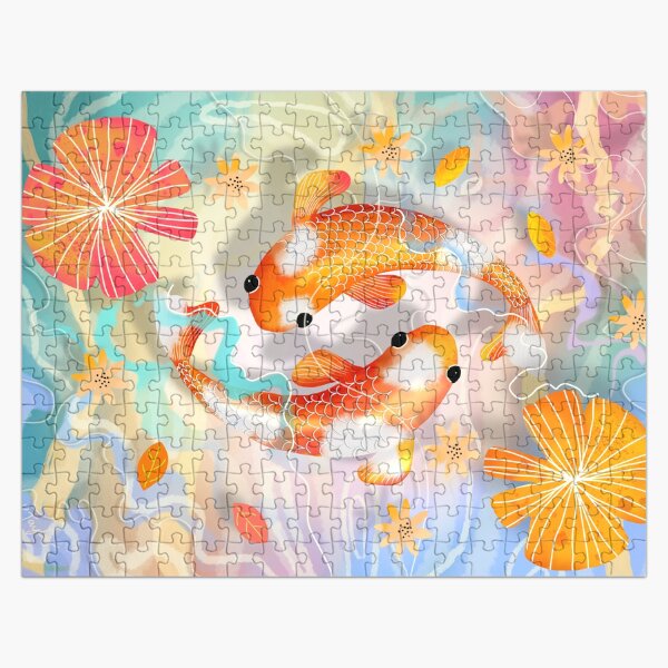 Kaleidoscope Koi Jigsaw Puzzle