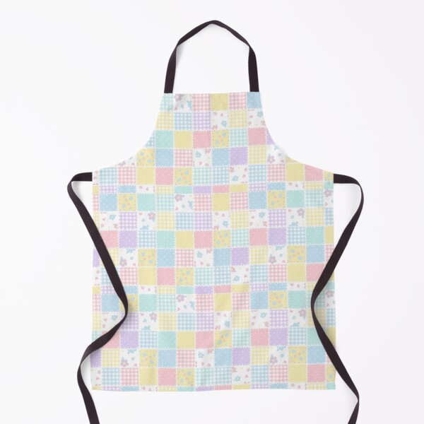Item preview, Pastel Aesthetic Quilt Flowers Dots Gingham Pretty Kawaii Cute Cozy Cottagecore designed and sold by candymoondesign.