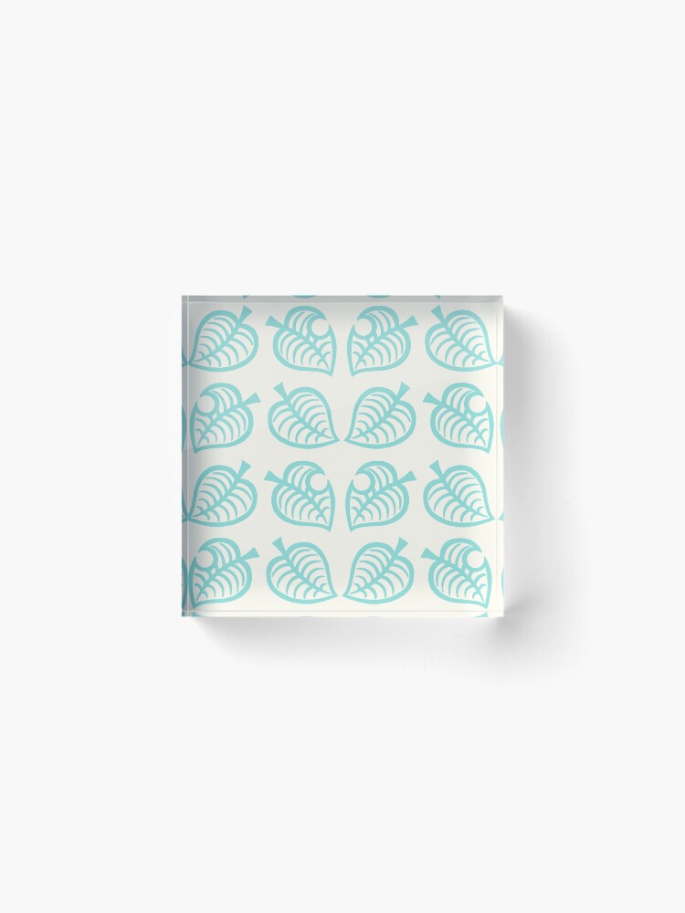 Alternate view of Nook leaves Acrylic Block