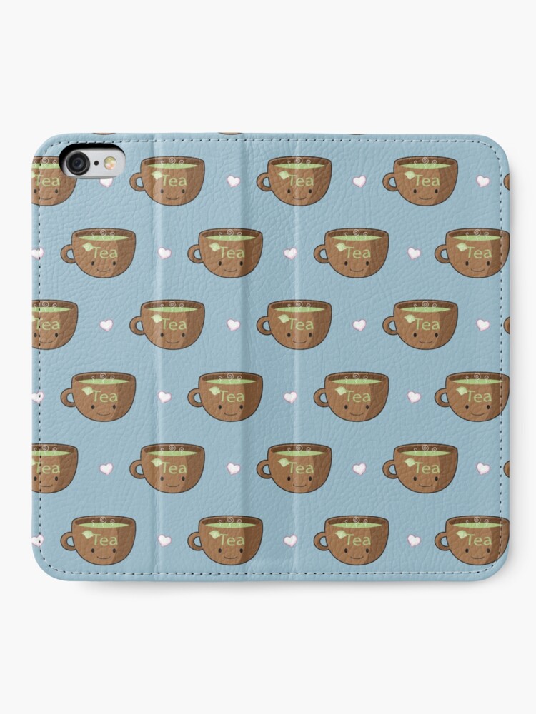 Alternate view of I Love Tea iPhone Wallet