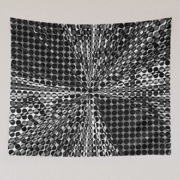 Item preview, Black White Mesh Twist designed and sold by roundtrt.