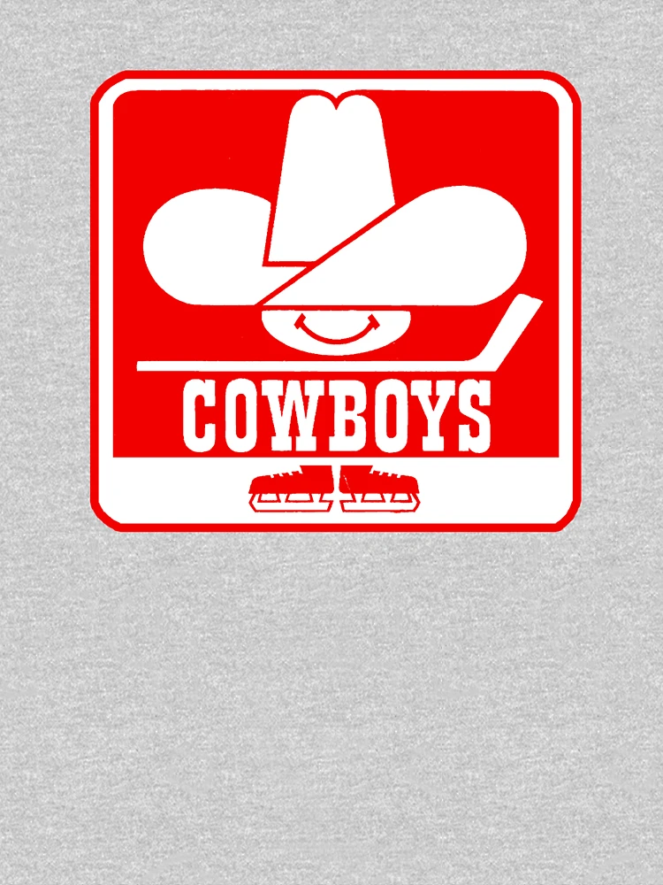 Buy - Retro Calgary Cowboys (WHA) Pullover Hoodie by Slingshot Hockey