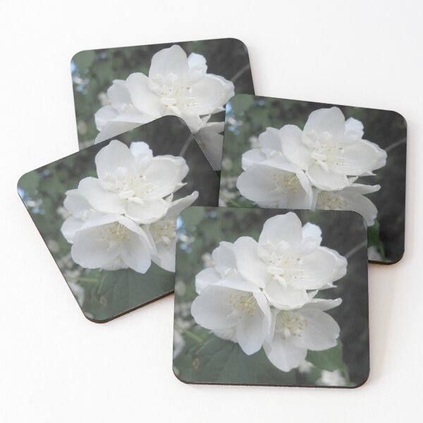 Item preview, White cherry blossom flowers designed and sold by stina-bee.