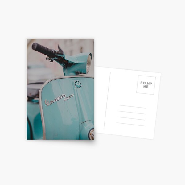 Mint Vespa Postcard