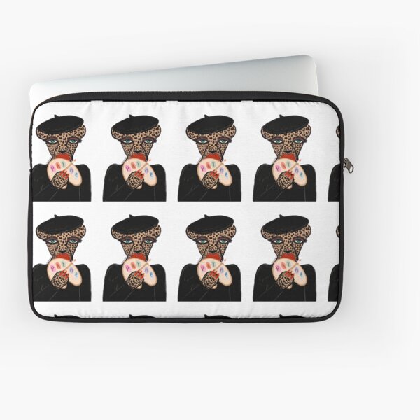 Moody Artist Cheetah Laptop Sleeve