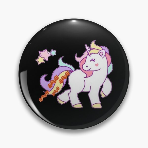 Item preview, Rainbow Unicorn with Bacon - by Boo-da-chay designed and sold by Boo-da-chay.
