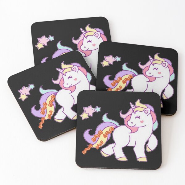 Item preview, Rainbow Unicorn con tocino - por Boo-da-chay designed and sold by Boo-da-chay.