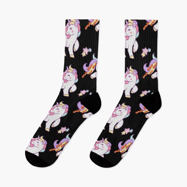 Item preview, Rainbow Unicorn with Bacon - by Boo-da-chay designed and sold by Boo-da-chay.